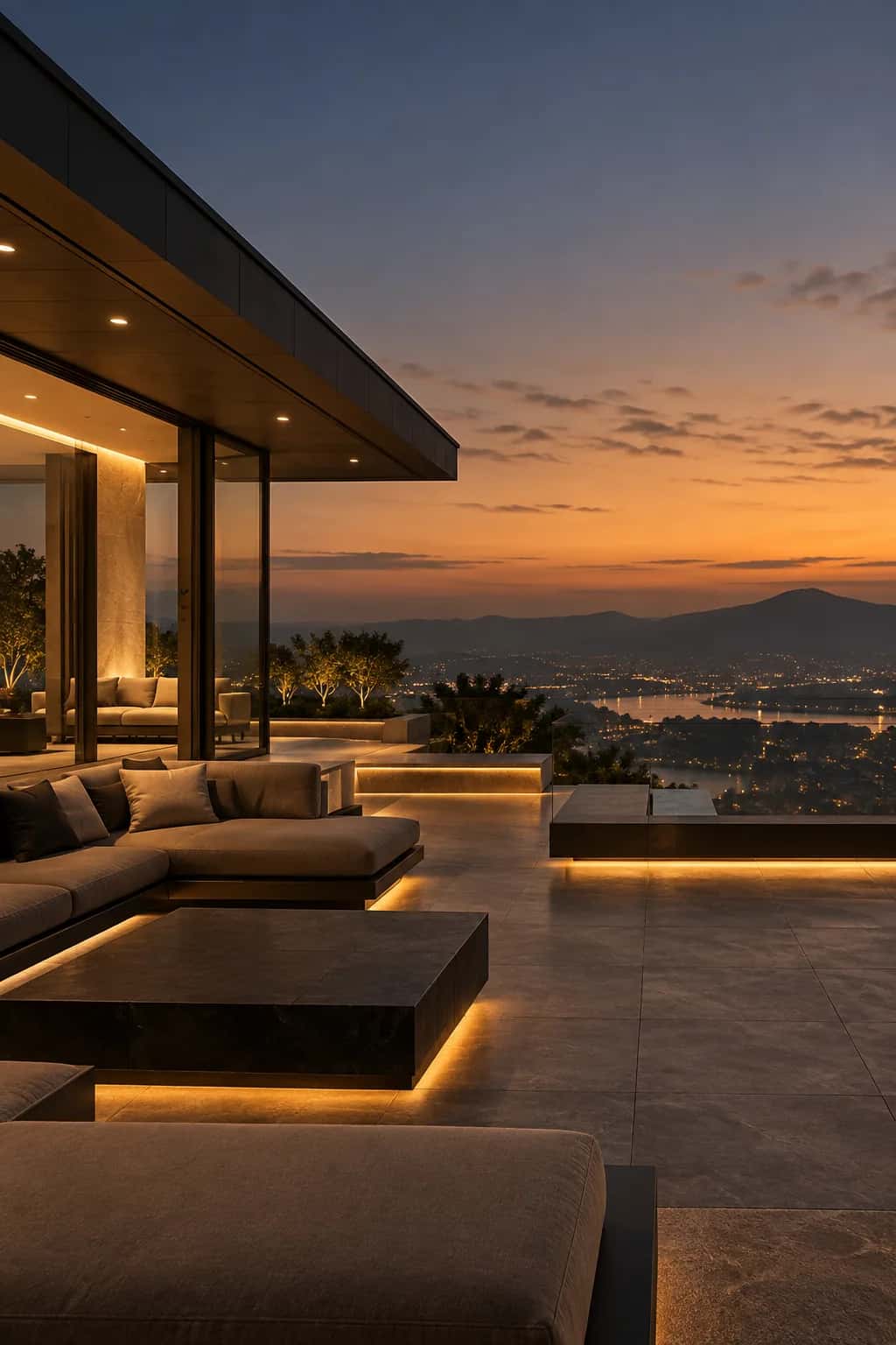 The terrace at The Garden Lounge