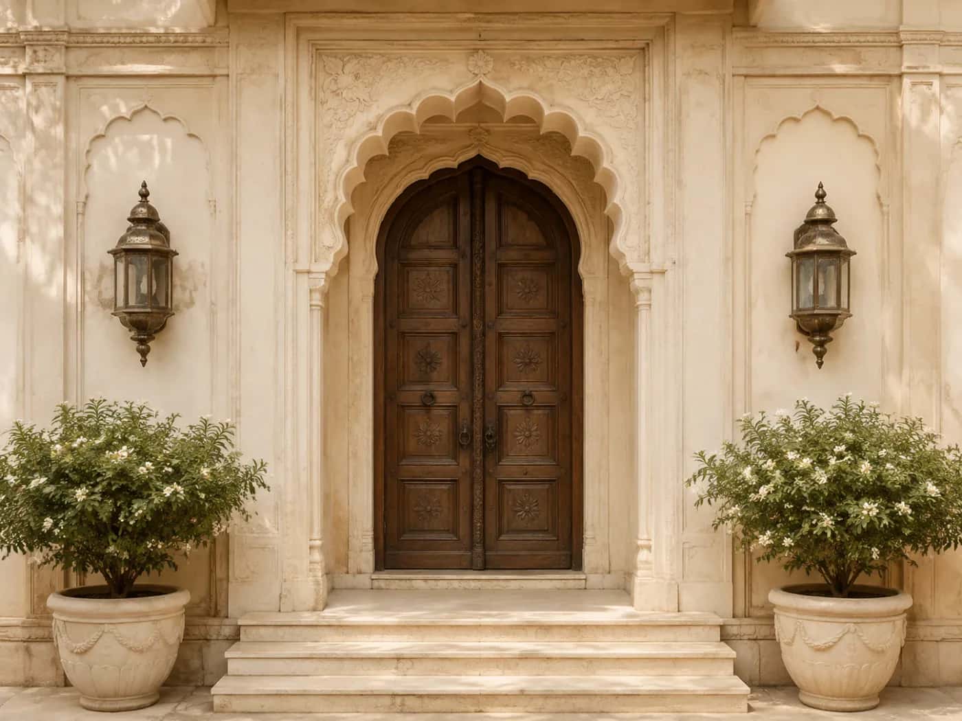 Palace setting for The Leela Palace